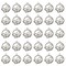 Yukfhgt Retro Hollowed Out Circle Butterfly Charms 30 Pcs Alloy Butterfly Charms Pendant for Jewelry Necklace Bracelet Earring Crafting Accessory (Silver)